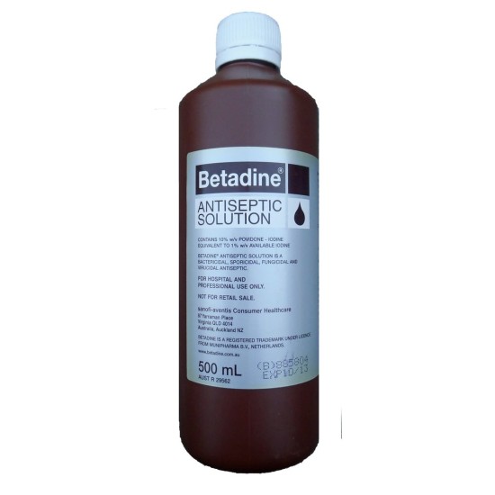 Betadine Antiseptic Solution 500ml Betadine Antiseptic Solution 500ml