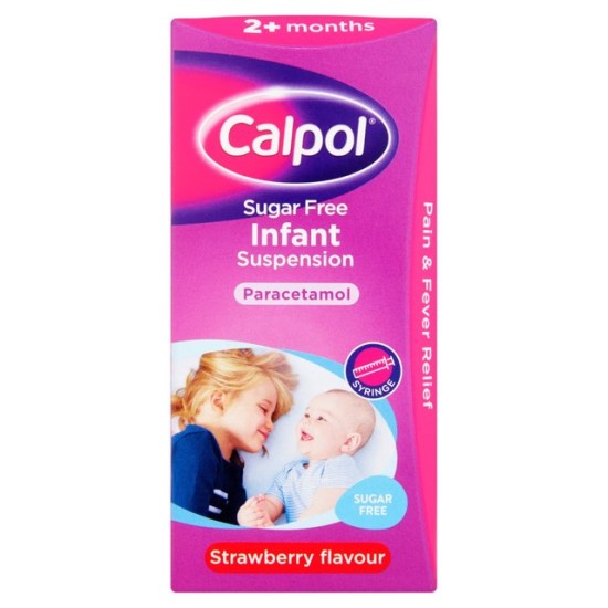 Calpol Infant Sugar Free 120mg/5ml Oral Suspension For Pain Relief 200ml