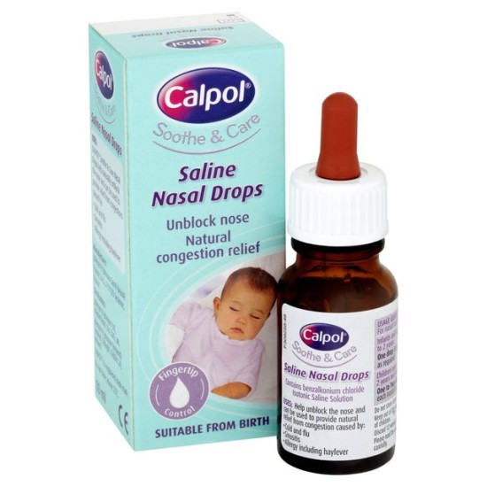 Calpol Care And Soothe Saline Nasal Spray 15ml