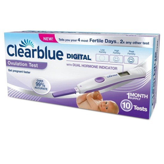 Clearblue Advanced Digital Ovulation Test With Dual Hormone Indicator