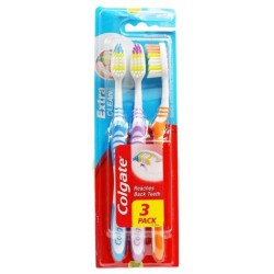 Colgate Extra Clean Medium Toothbrush Triple Pack Colgate Extra Clean Medium Toothbrush Triple Pack