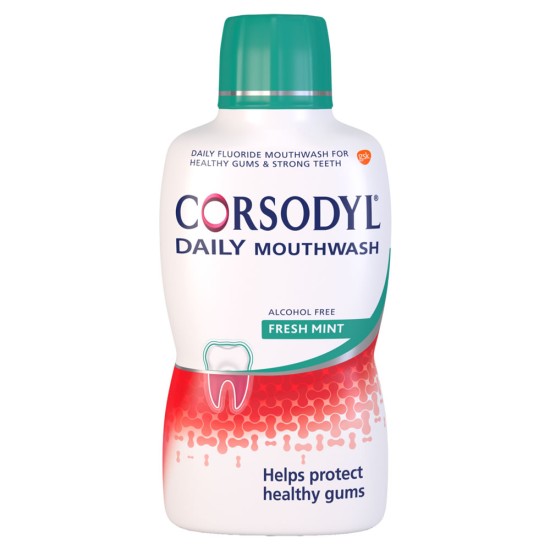Corsodyl Daily Fresh Mint Mouthwash 500ml