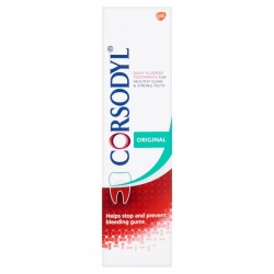 Corsodyl Original Fluoride Toothpaste 75ml Corsodyl Original Fluoride Toothpaste 75ml