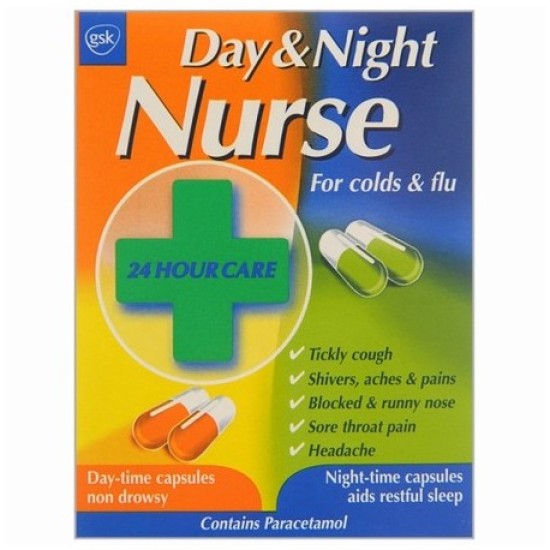 Day And Night Nurse 24 Capsules
