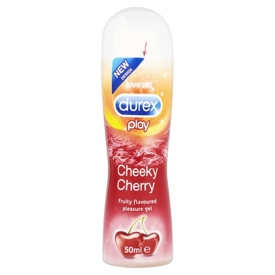 Durex Cheeky Cherry Fast Discreet Post Flavoured Water Based Lubricant 50ml