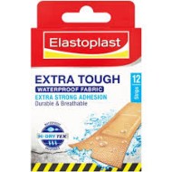 Elastoplast Extra Tough Waterproof Fabric Plasters 12 Pack