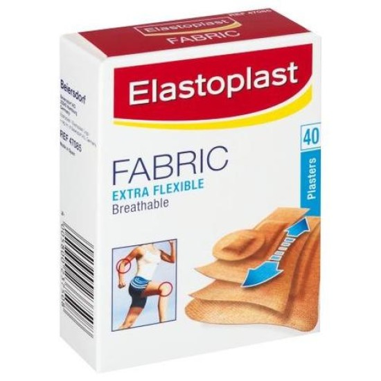 Elastoplast Fabric Extra Flexible 40 Plaster Strips