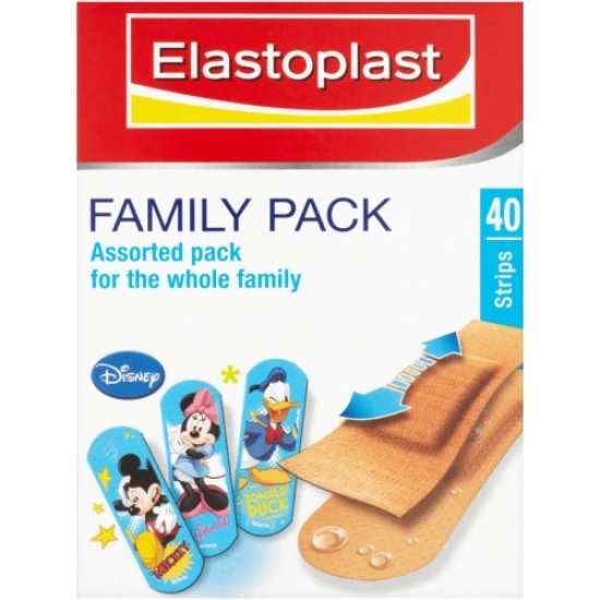 Elastoplast Disney Family Pack 40 Plasters