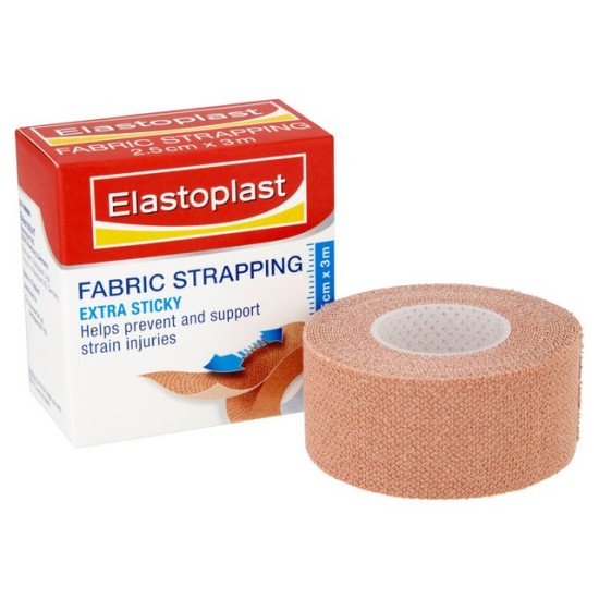 Elastoplast 2.5cm X 3m Fabric Strapping