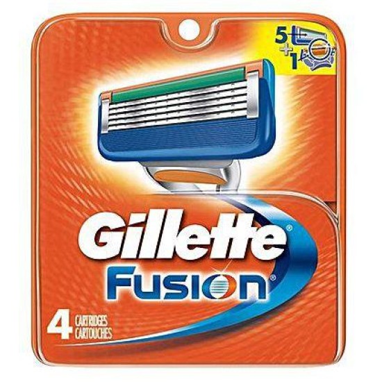 Gillette Fusion Manual Razor Blade Replacement 4 Gillette Fusion Manual Razor Blade Replacement 4