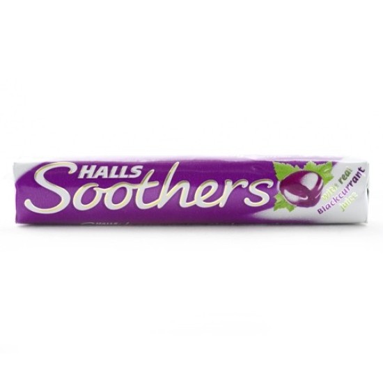 Halls Soothers Candy Blackcurrant 45 G