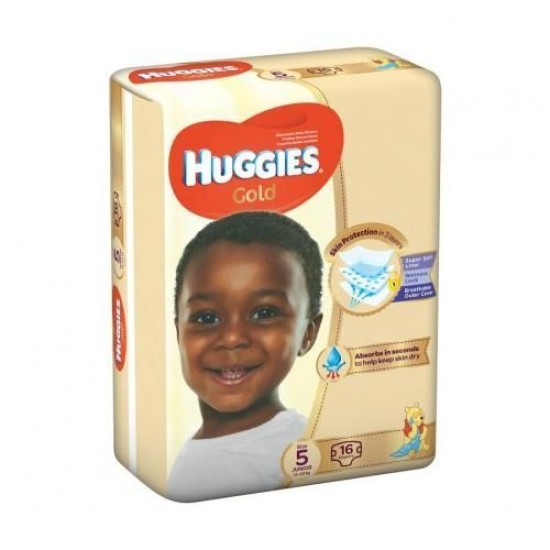 Huggies Gold Junior Diapers Size 5 38 Pack Huggies Gold Junior Diapers Size 5 38 Pack