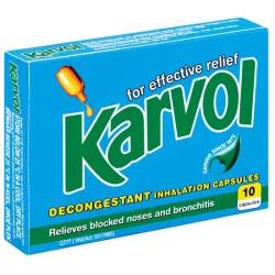 Karvol Decongestant 10 Capsules