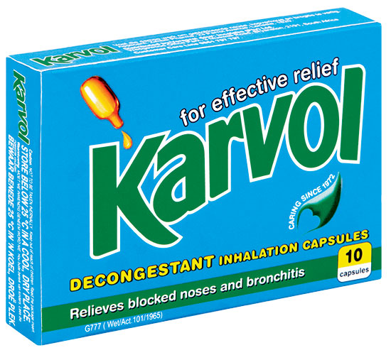 Karvol Decongestant 10 Capsules