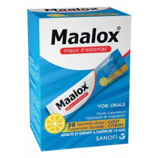 Maalox Oral Suspension Lemon Flavour 20 Sachets Maalox Oral Suspension Lemon Flavour 20 Sachets