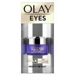 Olay Retinol 24 MAX Night Eye Cream, All Skin Types, 0.5 oz