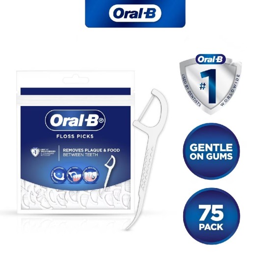 Oral-B Glide Scope Outlast Dental Floss Picks 75 Picks