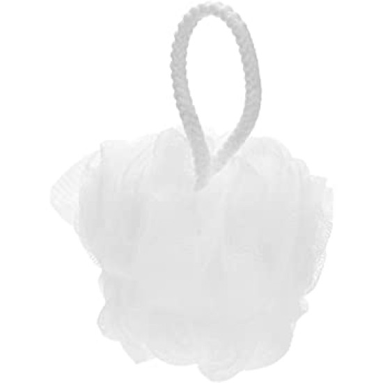 Bath Loofah Sponge Shower Pouf Mesh White Pouf Bath Loofah Sponge Shower Pouf Mesh White Pouf