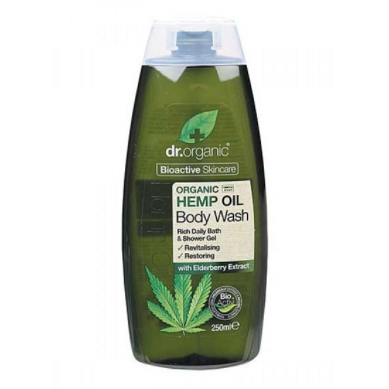 Dr Organic Hemp Oil Body Wash 250ml