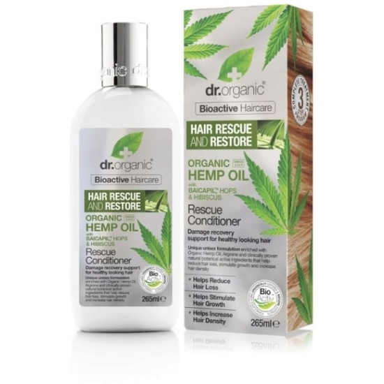 Dr Organic Hemp Oil Rescue Conditioner 265 Ml