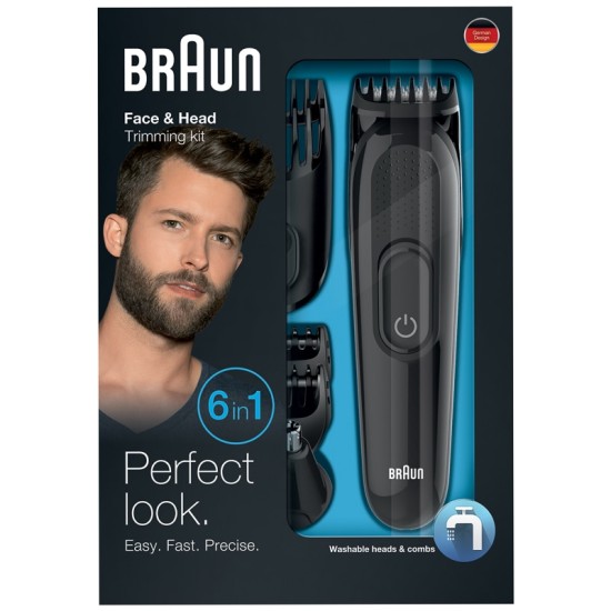 Braun Face And Head 6 In 1 Grooming Kit