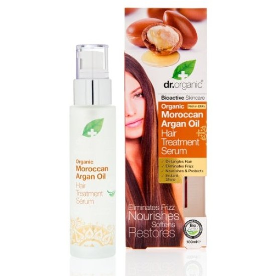 Dr Organic Moroccan Argan Oil Hair Treatment Serum 100ml