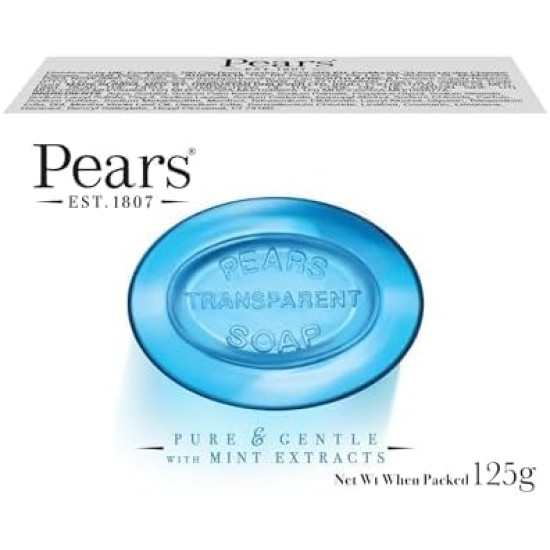 Pears 125g Soap Mint Extracts Pears 125g Soap Mint Extracts