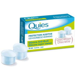 Quies Silicone Ear Plugs 3 Pairs