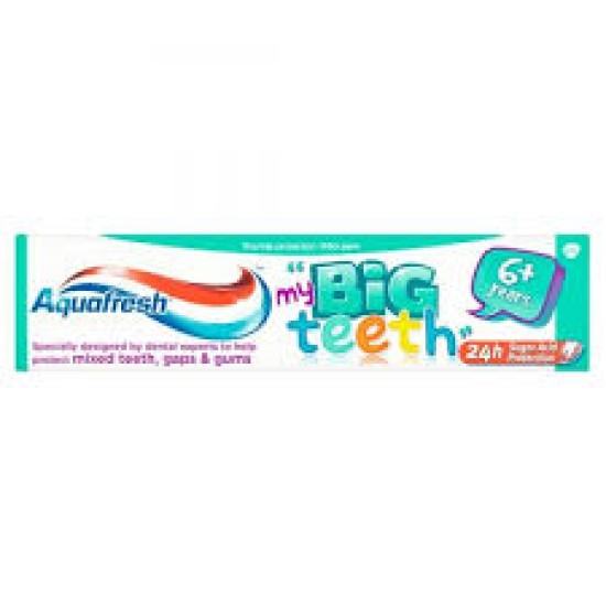 Aquafresh Big Teeth Fluoride Toothpaste 6+ Years 50ml