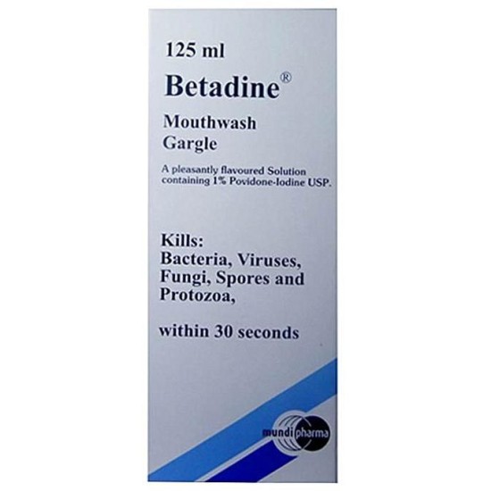 Betadine Mouthwash 125ml