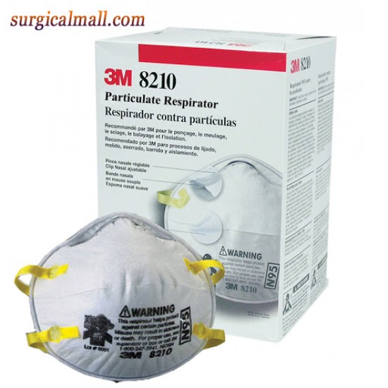 3m Particulate Respirator 8210 N95 Mask