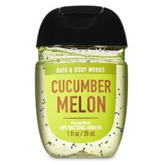Bath And Body Works Cucumber Melon Antibacterial Pocketbac Hand Gel 1 Oz
