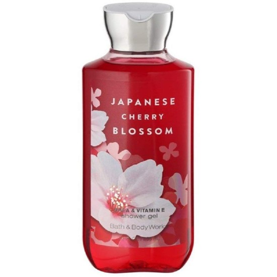 Bath And Body Works Japanese Cherry Blossom Shea And Vitamin E Shower Gel 10 Oz
