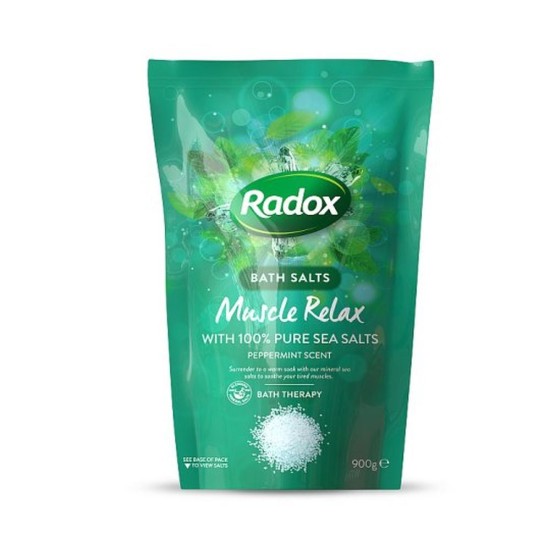 Radox Muscle Relax Bath Salts Peppermint Scent 900g Radox Muscle Relax Bath Salts Peppermint Scent 900g