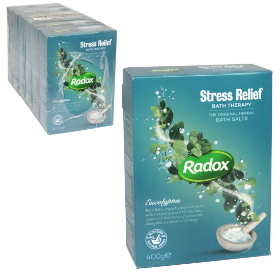 Radox Stress Relief Bath Therapy Eucalyptus Salts  400g