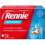 Rennie Peppermint 72 Tablets
