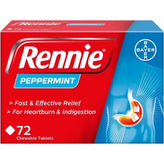 Rennie Peppermint 72 Tablets Rennie Peppermint 72 Tablets