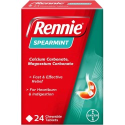 Rennie Spearmint 24 Tablets 