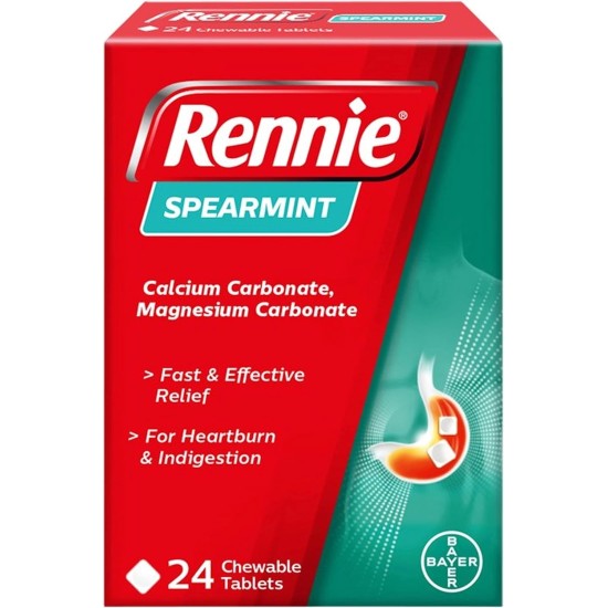 Rennie Spearmint 24 Tablets Rennie Spearmint 24 Tablets