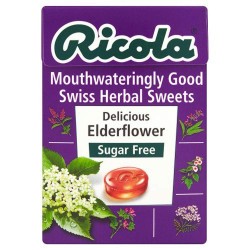 Ricola Elderflower Sugar Free Swiss Herb Drops 45g