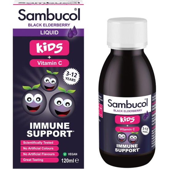 Sambucol For Kids Liquid Vitamin C 120ml Sambucol For Kids Liquid Vitamin C 120ml