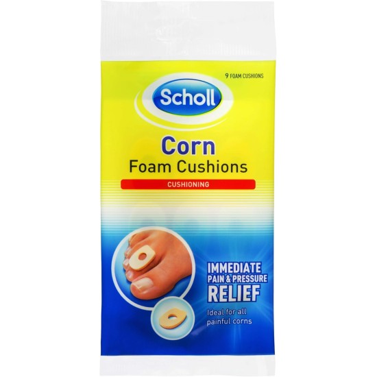  Scholl Corn Foam Cushions 9 Pads