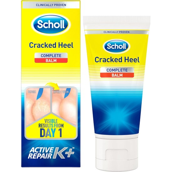 Scholl Cracked Heel Repair Cream Active Repair K+ Skin Care 60ml Scholl Cracked Heel Repair Cream Active Repair K+ Skin Care 60ml