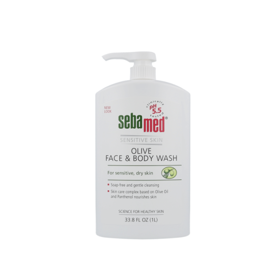 Sebamed Olive Face And Body Wash For Sensitive And Delicate Skin 1000ml Sebamed Olive Face And Body Wash For Sensitive And Delicate Skin 1000ml