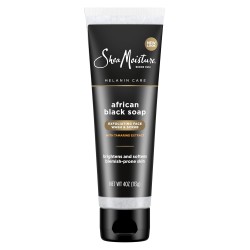 Shea Moisture African Black Soap Clarifying Facial Wash & Scrub 113ml