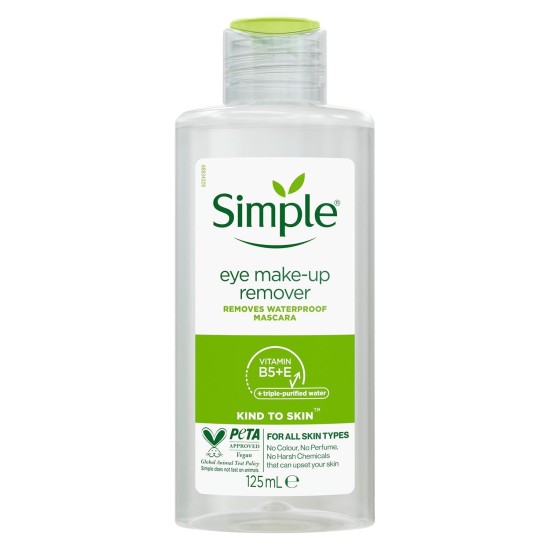 Simple Kind To Skin Eye Make Up Remover 125ml