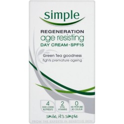 Simple Regeneration Age Resisting Day Cream Spf 15 50ml