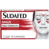 Sudafed Sinus Max Strength I6 Tablets