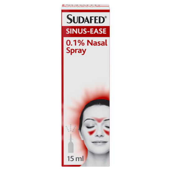 Sudafed Sinus-ease 0.1% Nasal Spray 15ml