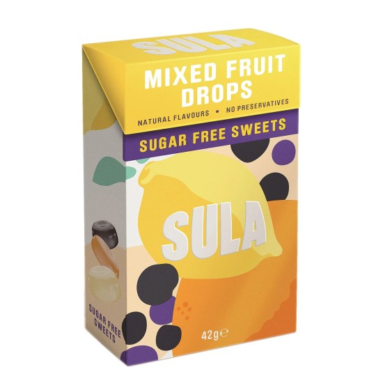 Sula Fruit Mix Sugar Free Sweets 42g
